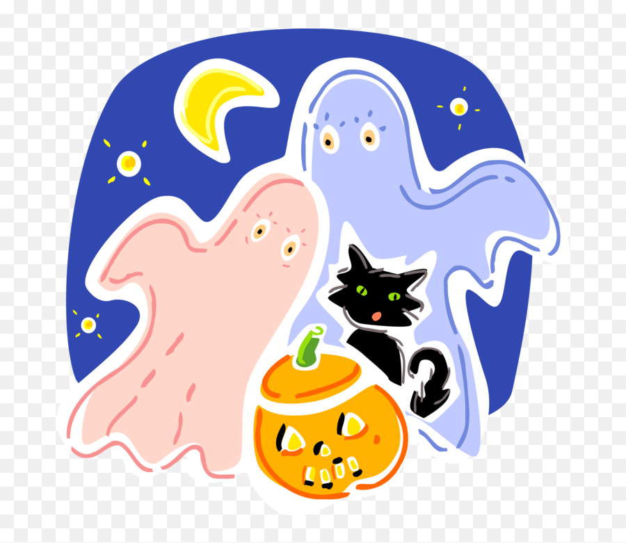 Clipart Ghost Apparition Transparent - Clip Art Emoji,Spook Emoji