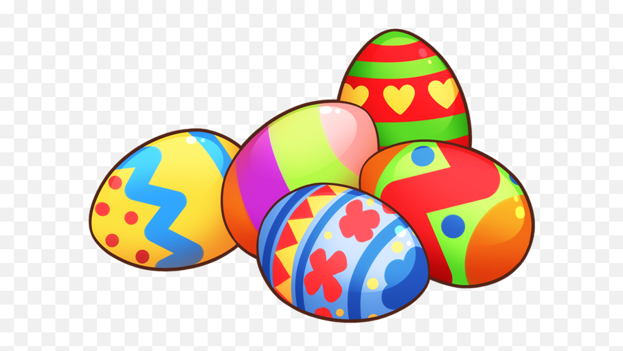 Clip Art Free Clipart Of Easter Eggs - Easter Eggs Clipart Free Emoji,Emoji Easter Eggs