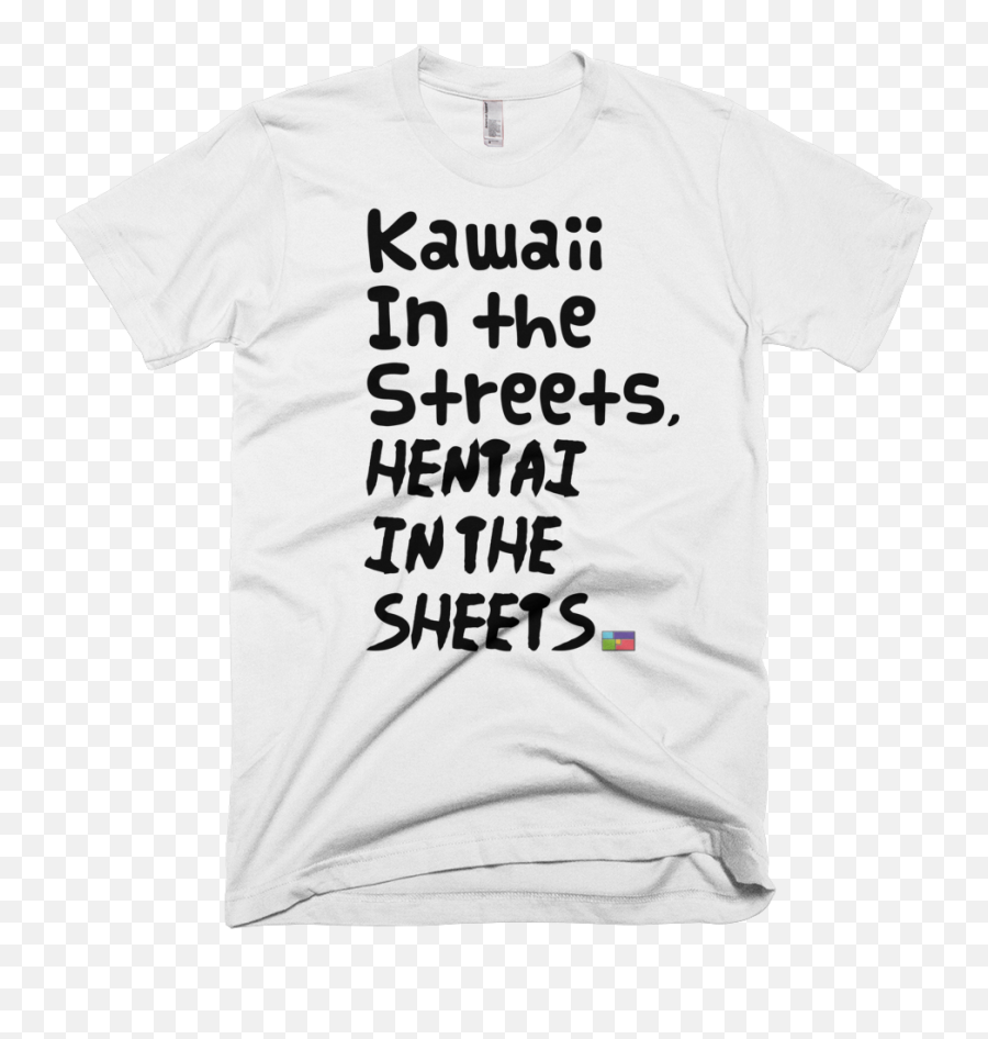 Menu0027s Kawaii In The Streets Hentai In The Sheets Shirt - Active Shirt Emoji,Men's Emoji Shirt