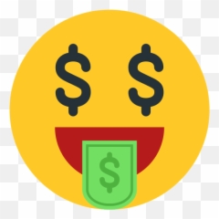 Hipster Emoji Transparent Background - Circle