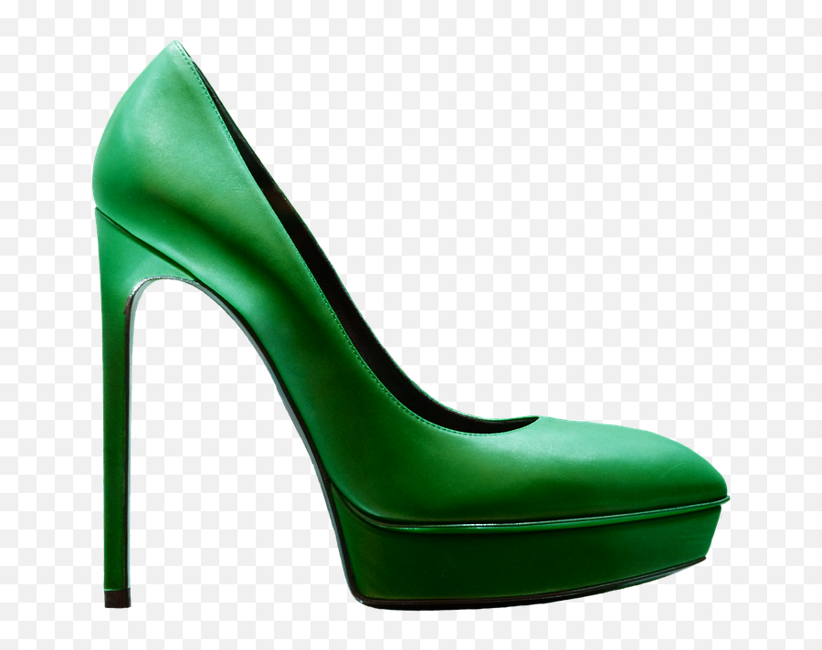 Green High Heels Png Clipart - Zapato De Tacon Png Emoji,High Heel Emoji