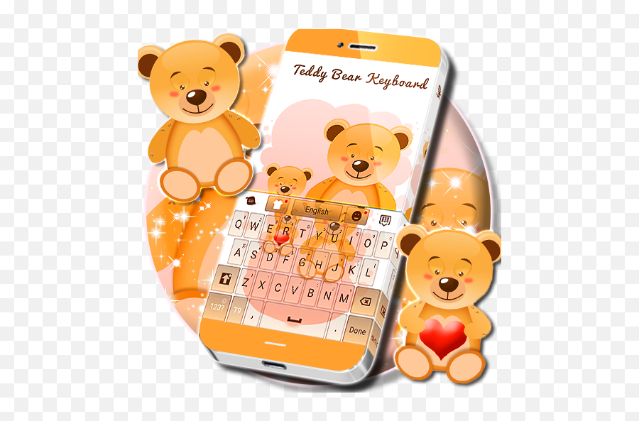Chicago Bears Keyboard Free Android App Market - Teddy Bear Emoji,Chicago Bears Emoji