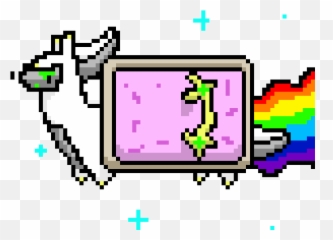 Nyan Cat Gif Png Picture - Nyan Cat Gif Transparent Background Emoji,Nyan Cat Emoji