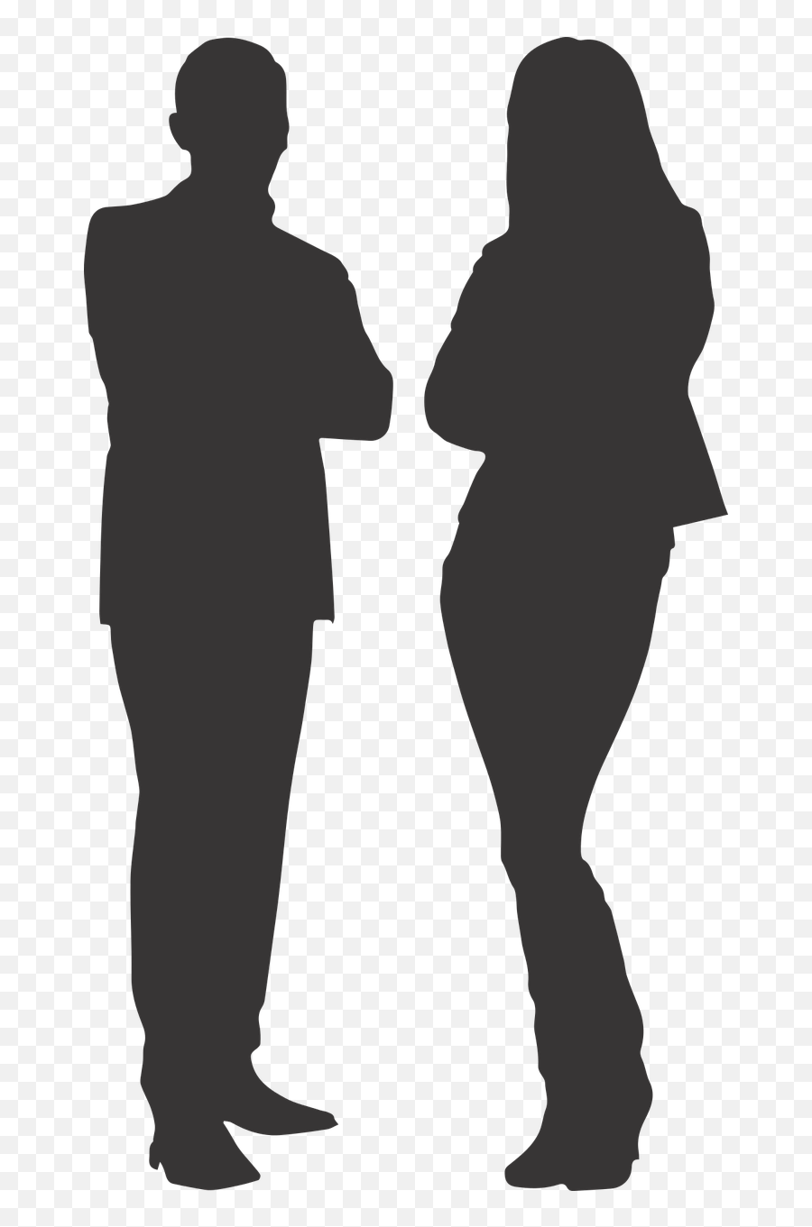 Man Silhouette Transparent - Man And Woman Silhouette Transparent Emoji,Floating Man Emoji
