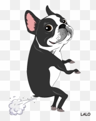 Terrier Harness French Bulldog - Clip Art Library Boston Terrier Cartoon Funny Emoji,French Bulldog Emoji