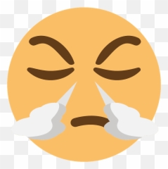 Face With Steam From Nose Emoji Clipart