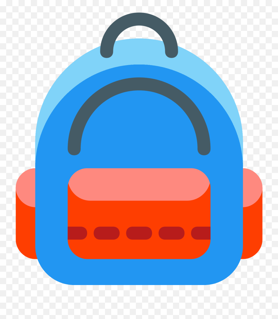 Backpack Emoji Png Vector Free Library - Mochila In A Circle Icono Png,Backpack Emoji