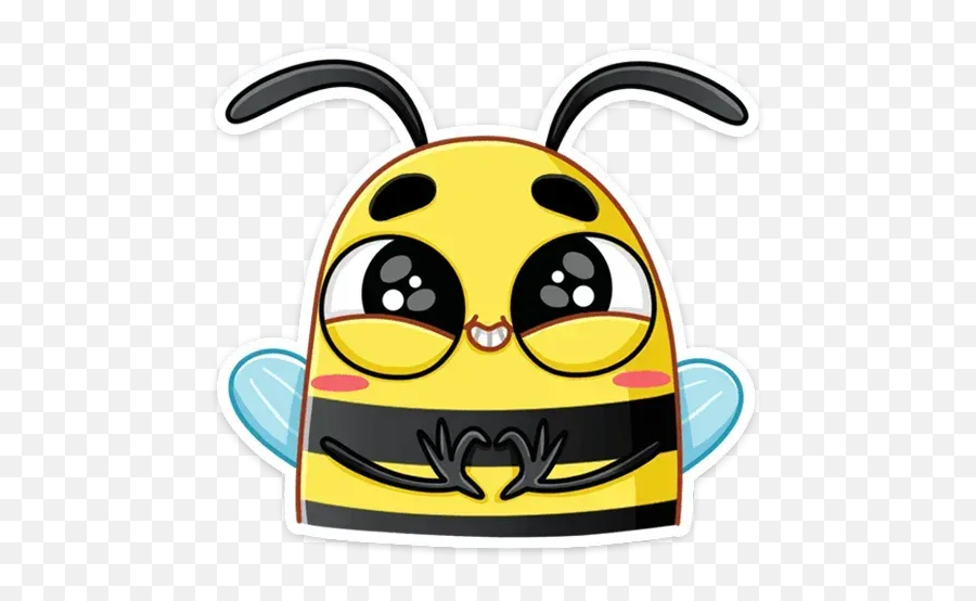 Bee Whatsapp Stickers Emoji,Bee Emoticon