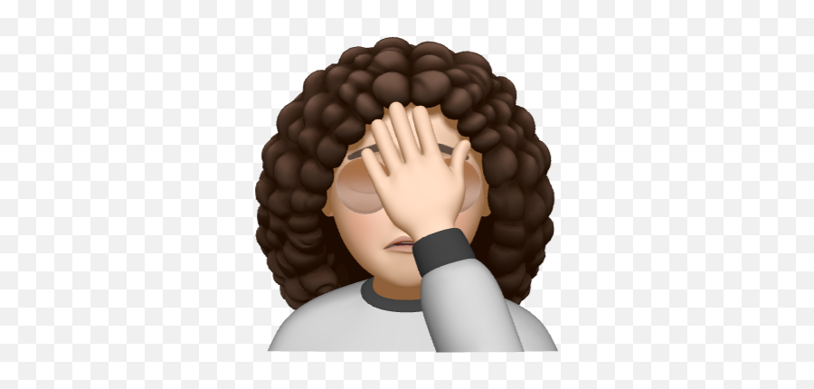 Theresa Ohare - Curly Emoji,Faceplant Emoji