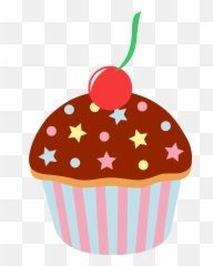 Bing Clipart Cupcake Picture - Cartoon Transparent Background Emoji