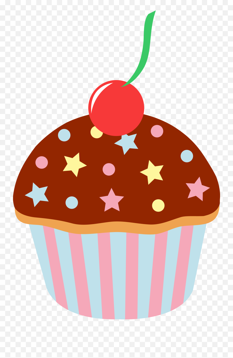 Bing Clipart Cupcake Picture - Cartoon Cupcake Transparent Background Emoji,Emoji Cupcake Cake