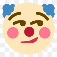 Bowmanlol - Flushed Clown Emoji,Buttcheek Emoji