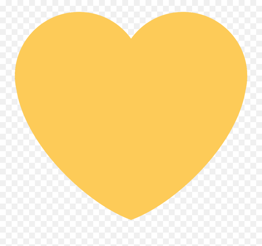 Twemoji Freetoedit - Yellow Heart Emoji Twitter,Twemoji