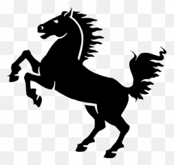 Mustang Clipart Horse Symbol Mustang - Running Horse Clipart Png Emoji,Horse Emoticon