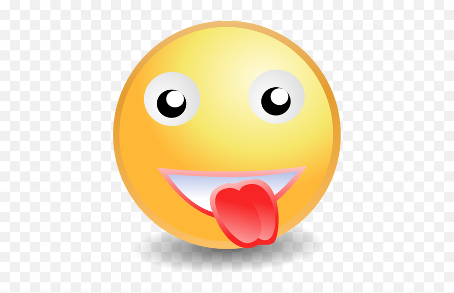 Smiley With Tongue Out Vector Illustration - Smiley Face Clip Art Emoji,Emoticon Faces