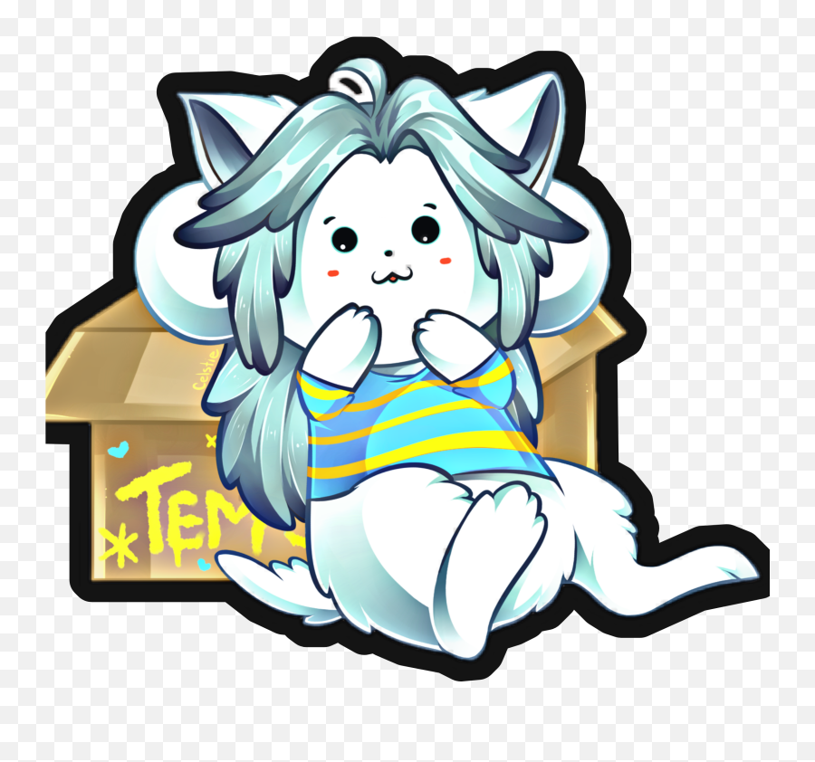 Undertale Temmie - Tem Muns Emoji,Temmie Emoji