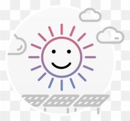 Production Délectricité Solaire - Sun Outline Clip Art Emoji,Solaire Emoticon