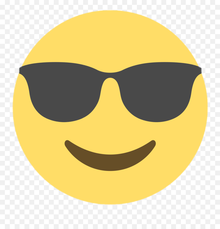 Sun Glasses Emoji Emote - Smile Emoji Black And White,Happy Sun Emoji