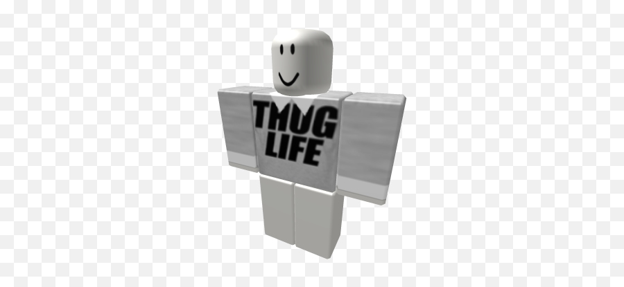 Thug Life Crew Neck With Collar - Doodlebob T Shirt Roblox Emoji,Thug Life Emoticon