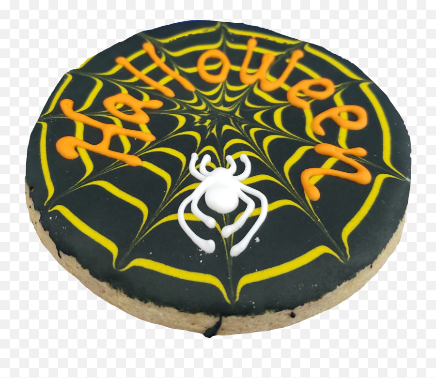 Spider Web Cookie - Circle Emoji,Spider Emoji