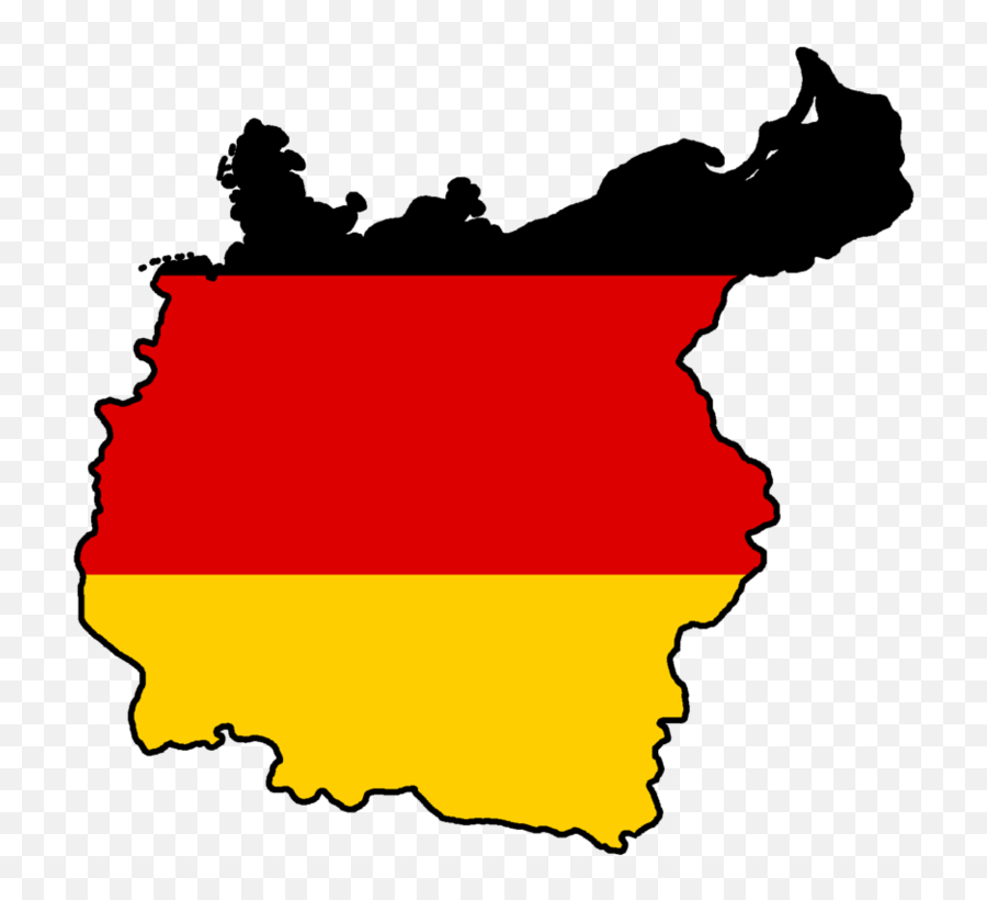 German Flag Clipart - Map Germany Flag Png Transparent Germany Flag Map Transparent Emoji,German Flag Emoji