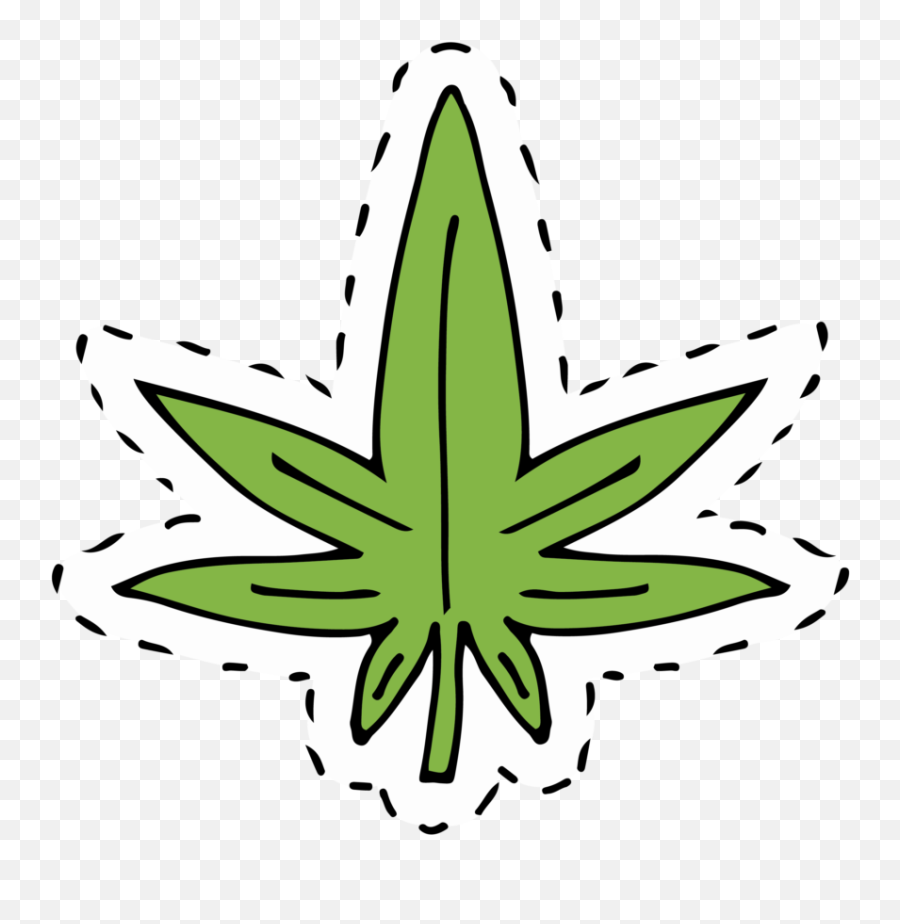Custom Illustrations For Cannabis Testing Laboratory - Line Art Emoji,Weed Leaf Emoji