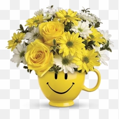 Telefloras Make Someone Smile Week - Happy Birthday Flowers For Men Emoji,Flower Emoticon