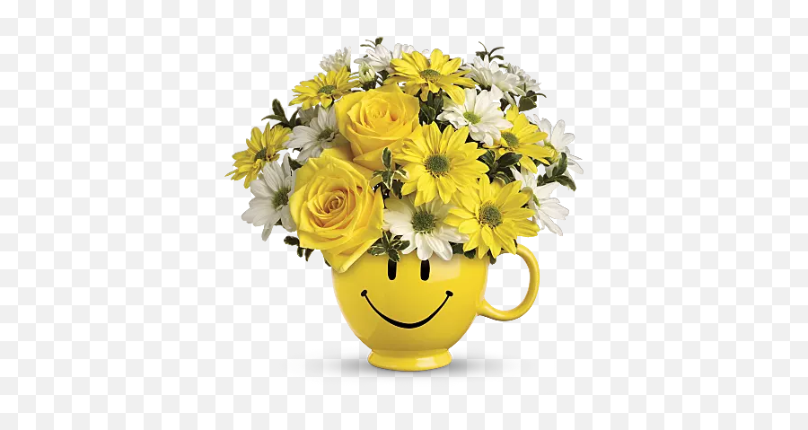 Telefloras Make Someone Smile Week - Happy Birthday Flowers For Men Emoji,Flower Emoticon