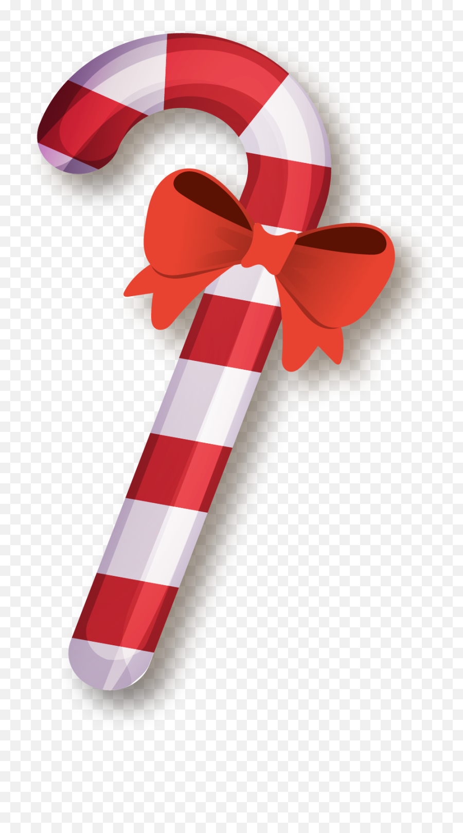 Vector Candy Cane Clipart Png - Christmas Candy Cane Png Emoji,Cane Emoji