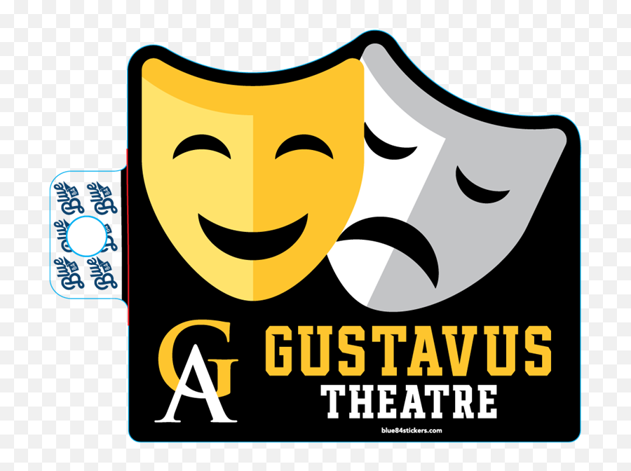 Sticker Blue84 Sport Theatre The Book Mark - Graphic Design Emoji,Friend Emoticon
