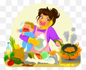 Cooking Clipart Food Prep Cooking Food - Imagenes De Mamas Luchadoras Emoji,Frazzled Emoji
