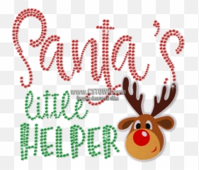 Custom Glitter Reindeer Metal Rhinestud Christmas Wishes - Christmas Emoji,Metal Horn Emoji