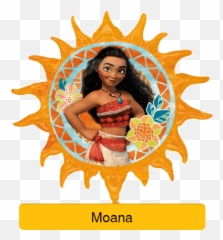 Disney - All the Characters u2014 Edu0027s Party Pieces Princess Moana Emoji