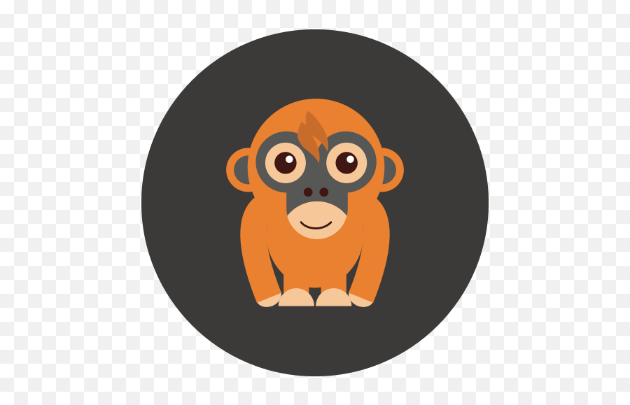 Orangutan Icon - Cartoon Emoji,Orangutan Emoji