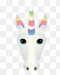 Graphic Unicorn Emoji - Fantasy Animal