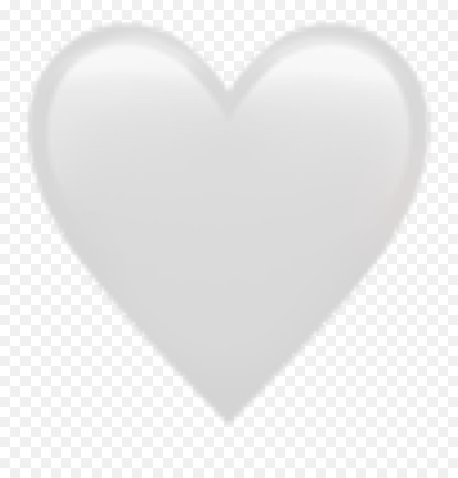 White Heart Emoji No Background Free White Heart - Language,A Black Heart Emoji