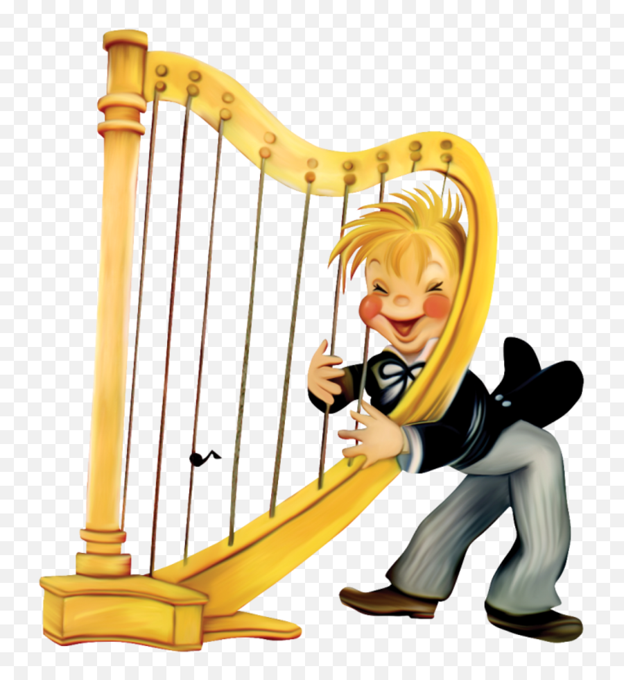 Bebe Gifs Clipart Gif Animado Música Niños Todo - Png Transparent Harp Gif Emoji,Guy And Piano Emoji