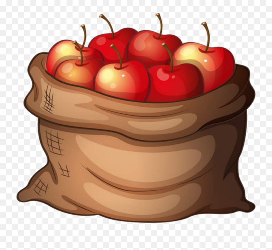 Mq Red Apple Apples Fruit - Bag Of Apples Cartoon Emoji,Red Apple Emoji