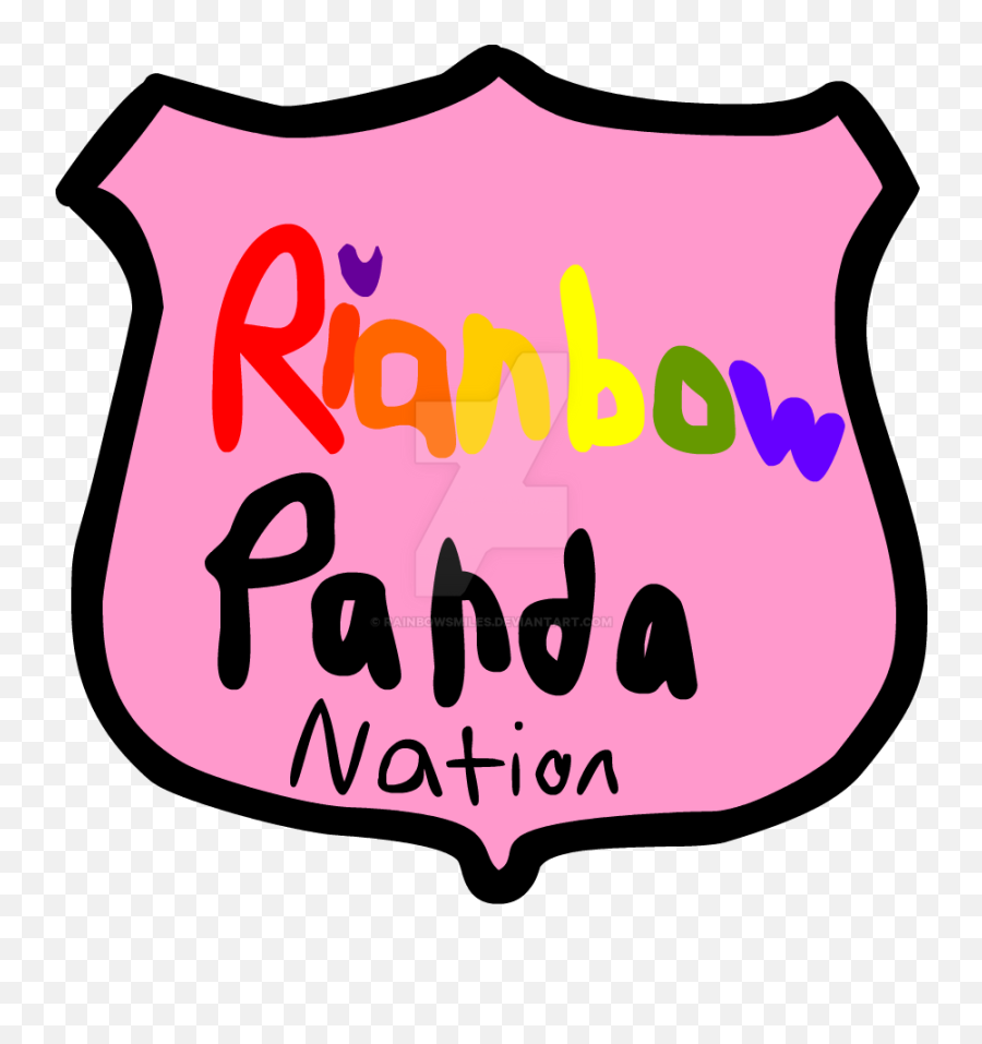 Rianbow Panda Nation Emoticon - Clip Art Emoji,Panda Emoticon