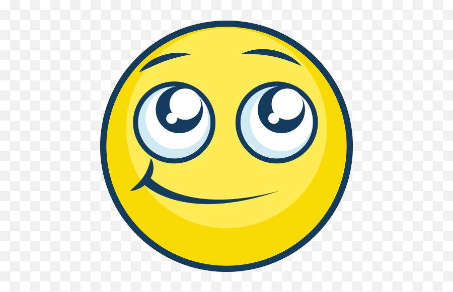 Vinilo Decorativo Infantil Emoticono - Smile Pensif Transparent Emoji,Emoticono