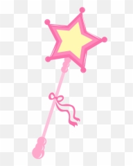 Free Fairy Wand Png Download Clip Art - Princess Emoji