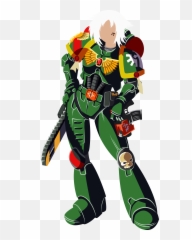 Bloodborne Warhammer Transparent Png - Deviantart Warhammer 40k Female Space Marines Emoji,Warhammer Emoji