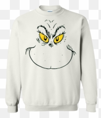 Seuss Grinch Face Sweatshirt - Sweater Emoji,Grinch Emoticon