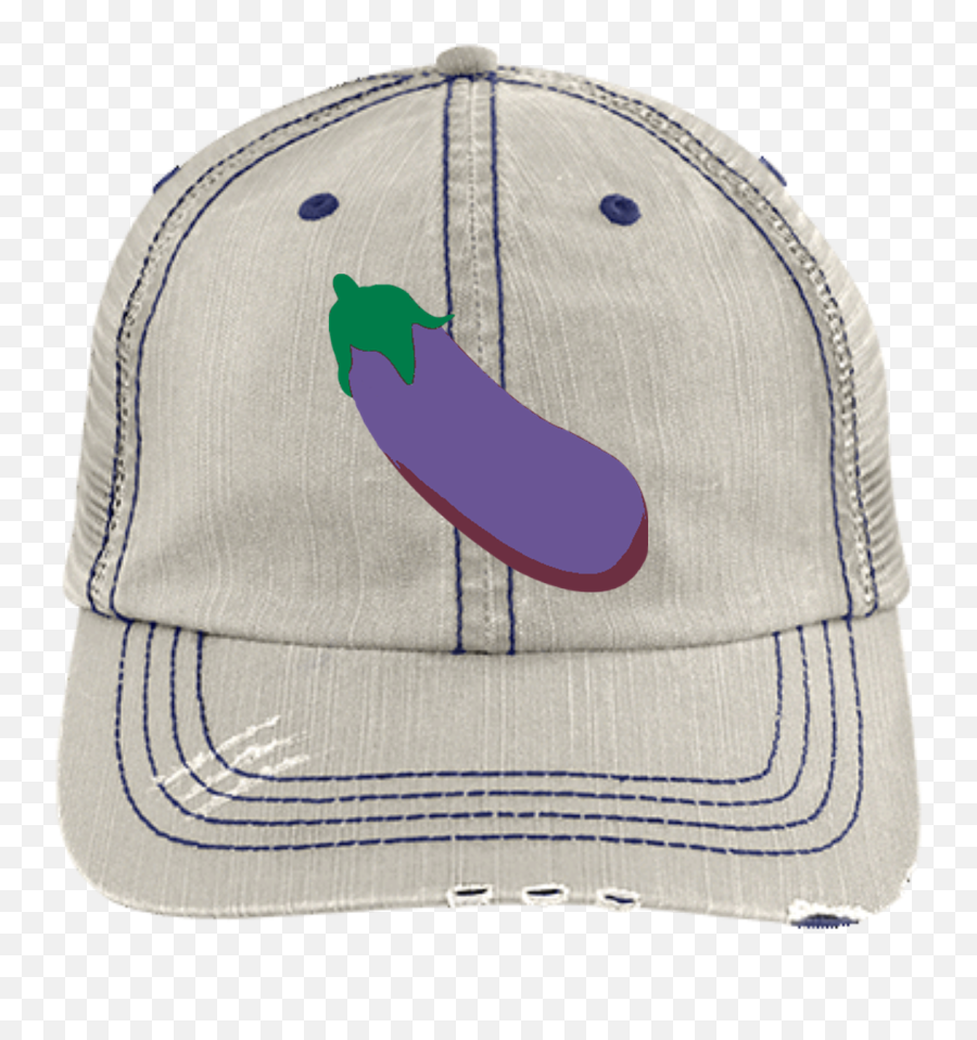 Eggplant Emoji 6990 Distressed - Baseball Cap,Eggplant Emoji Hat