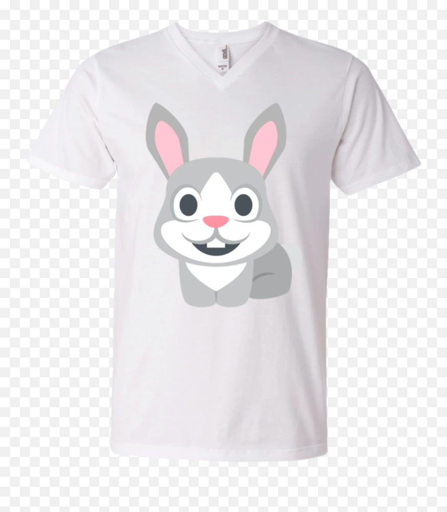 V - Cartoon Emoji,White Rabbit Emoji