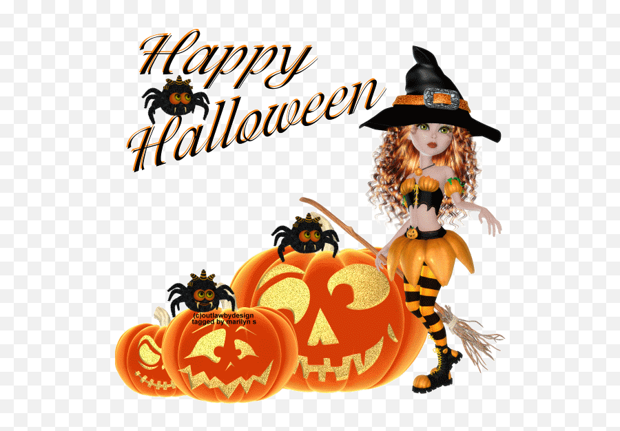Funny Happy Halloween Clipart - Animated Glitter Image Happy Halloween Emoji,Happy Halloween Emoticon