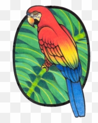 Parrot Graphic - Macaw Emoji