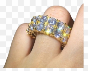 7mm Luxury Hip Hop Bling Ring - Ring Emoji,Hip Hop Emoji