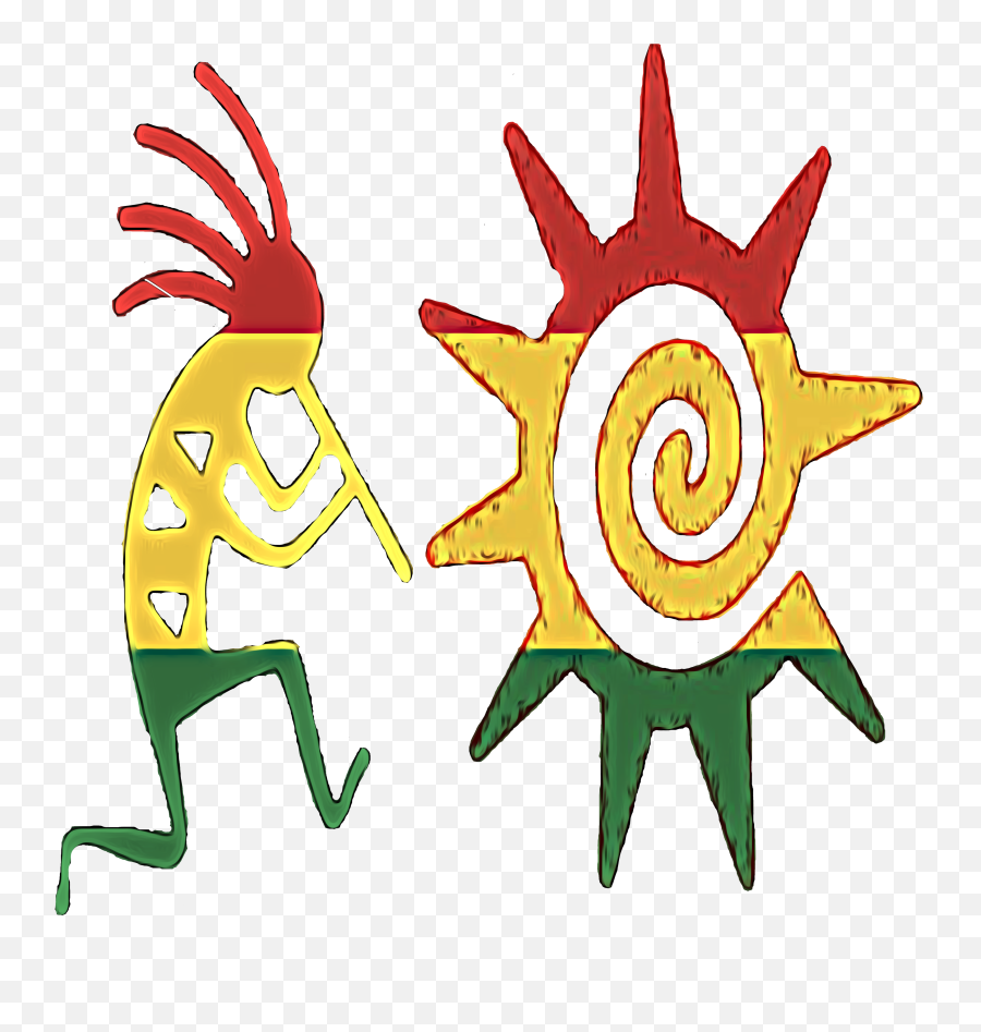 Rasta Reggae Yellow Green Red Dancer Tribal Symbols Dub - Rastafarian Symbols Emoji,Rasta Emoji