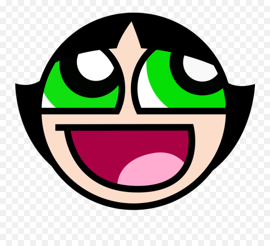 Awesome Face Png Transparent - Buttercup Face Emoji,Awesome Face Emoji